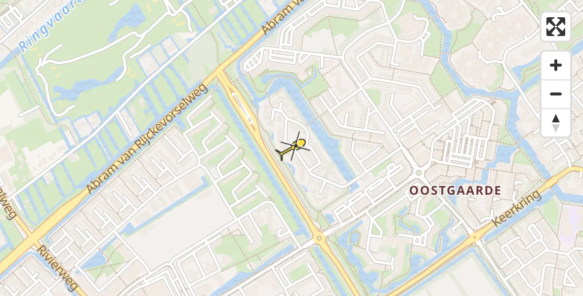 Routekaart van de vlucht: Lifeliner 2 naar Capelle aan den IJssel