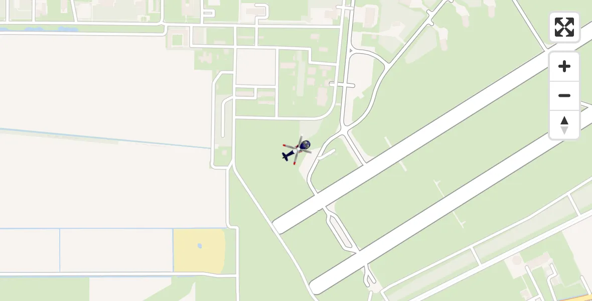 Vluchtroute Politiehelikopter Vliegbasis Volkel - Vliegbasis Volkel, 19 april 2023, 15:23