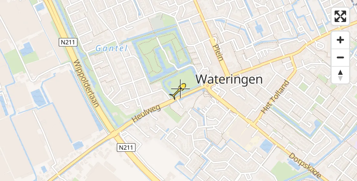 Routekaart van de vlucht: Lifeliner 2 naar Wateringen