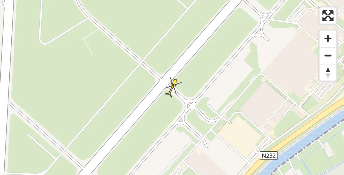 Vluchtroute Politiehelikopter van Schiphol naar Schiphol