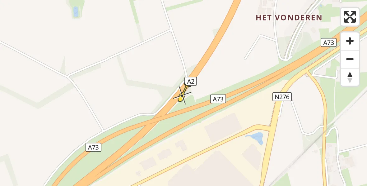 Routekaart van de vlucht: Lifeliner 3 naar Sint Joost