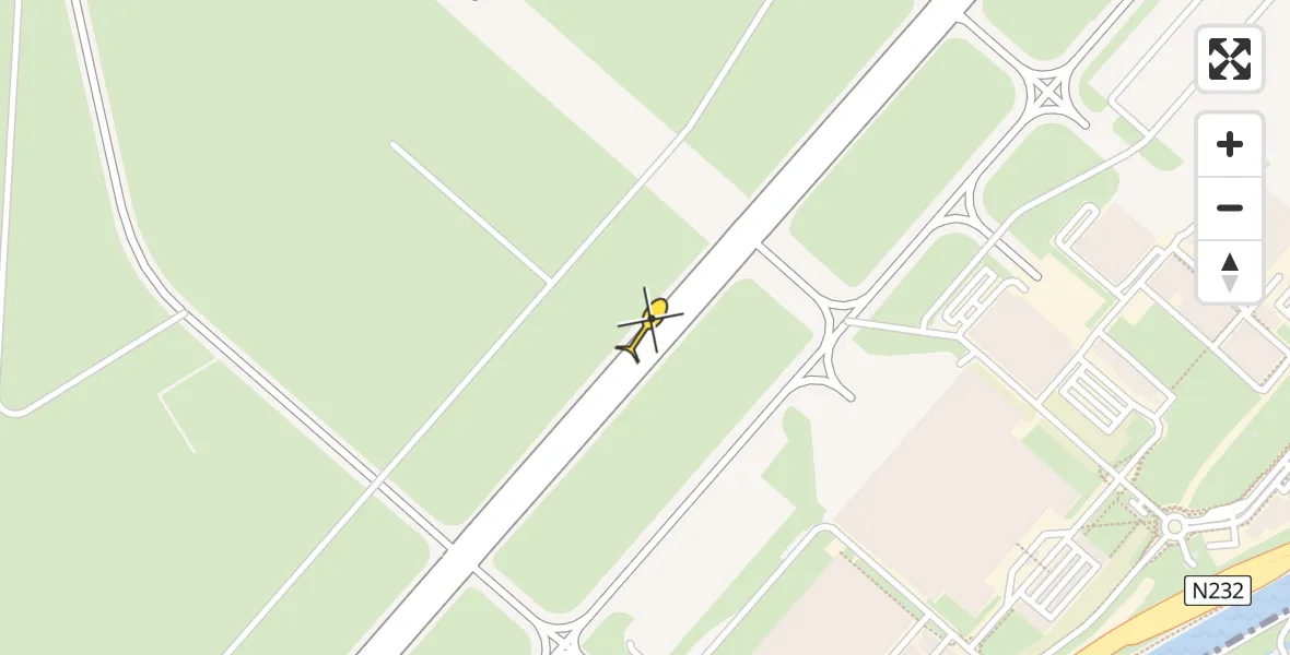 Vluchtroute Politiehelikopter van Schiphol naar Schiphol