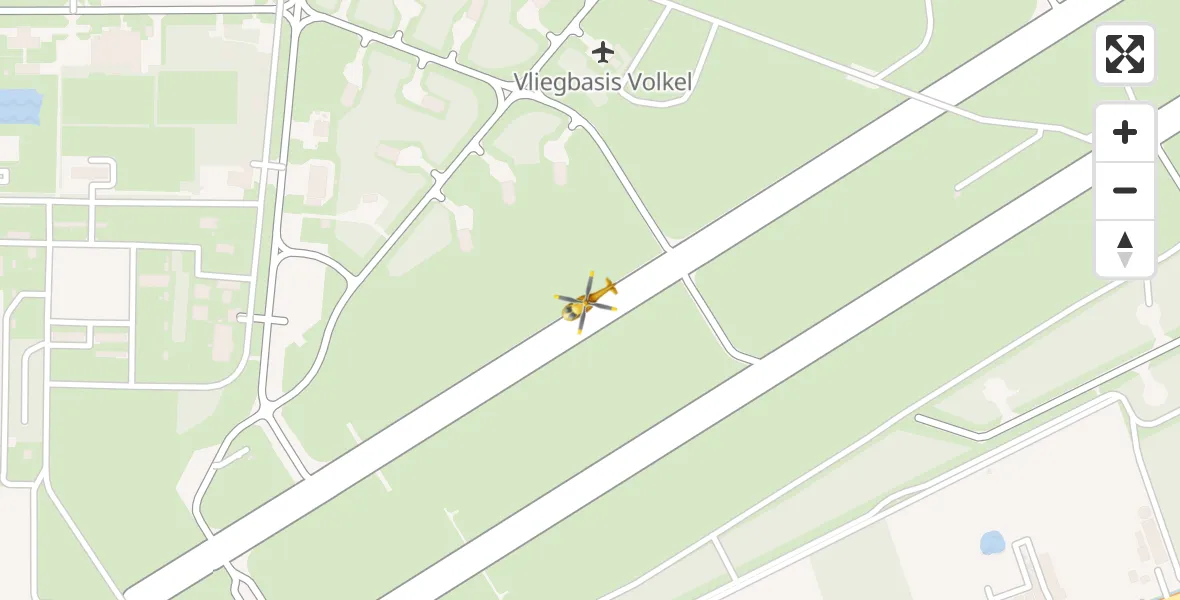Vluchtroute Traumahelikopter Vliegbasis Volkel - Vliegbasis Volkel, 01 mei 2023, 02:21