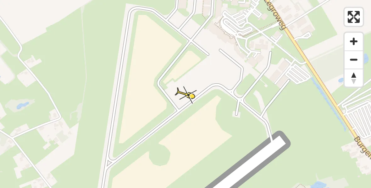 Routekaart van de vlucht: Lifeliner 4 naar Groningen Airport Eelde