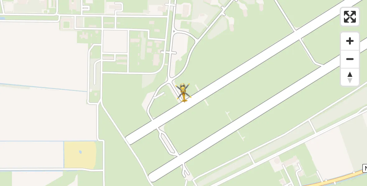 Vluchtroute Traumahelikopter Vliegbasis Volkel - Vliegbasis Volkel, 01 mei 2023, 16:06