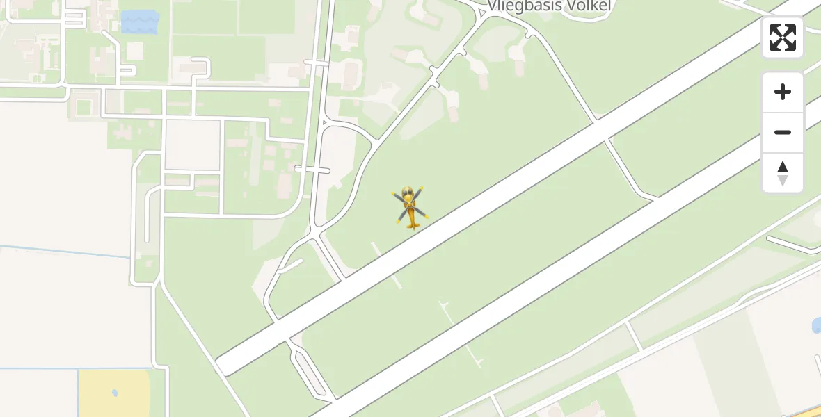 Vluchtroute Traumahelikopter Vliegbasis Volkel - Vliegbasis Volkel, 02 mei 2023, 05:05