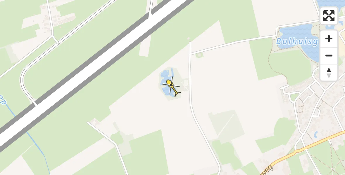 Routekaart van de vlucht: Lifeliner 4 naar Groningen Airport Eelde