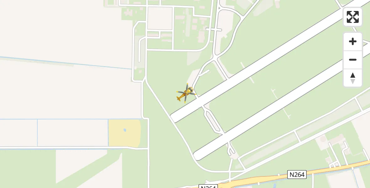 Vluchtroute Traumahelikopter Vliegbasis Volkel - Vliegbasis Volkel, 03 mei 2023, 09:27