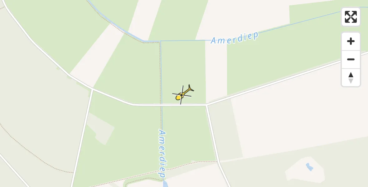 Routekaart van de vlucht: Lifeliner 4 naar Grolloo