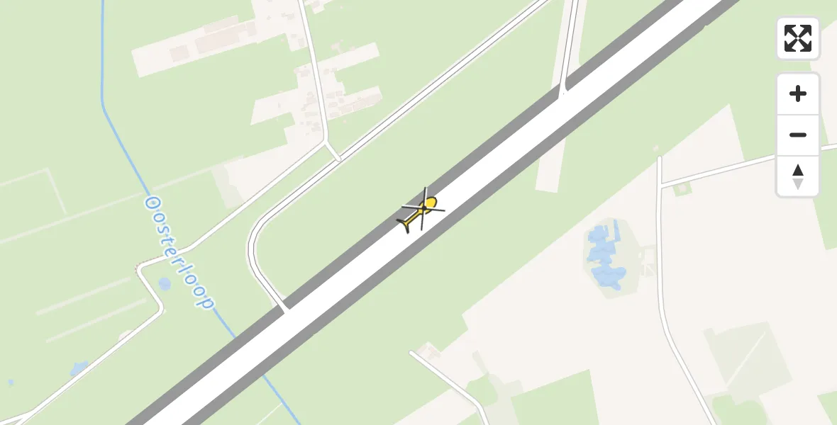 Routekaart van de vlucht: Lifeliner 4 naar Groningen Airport Eelde