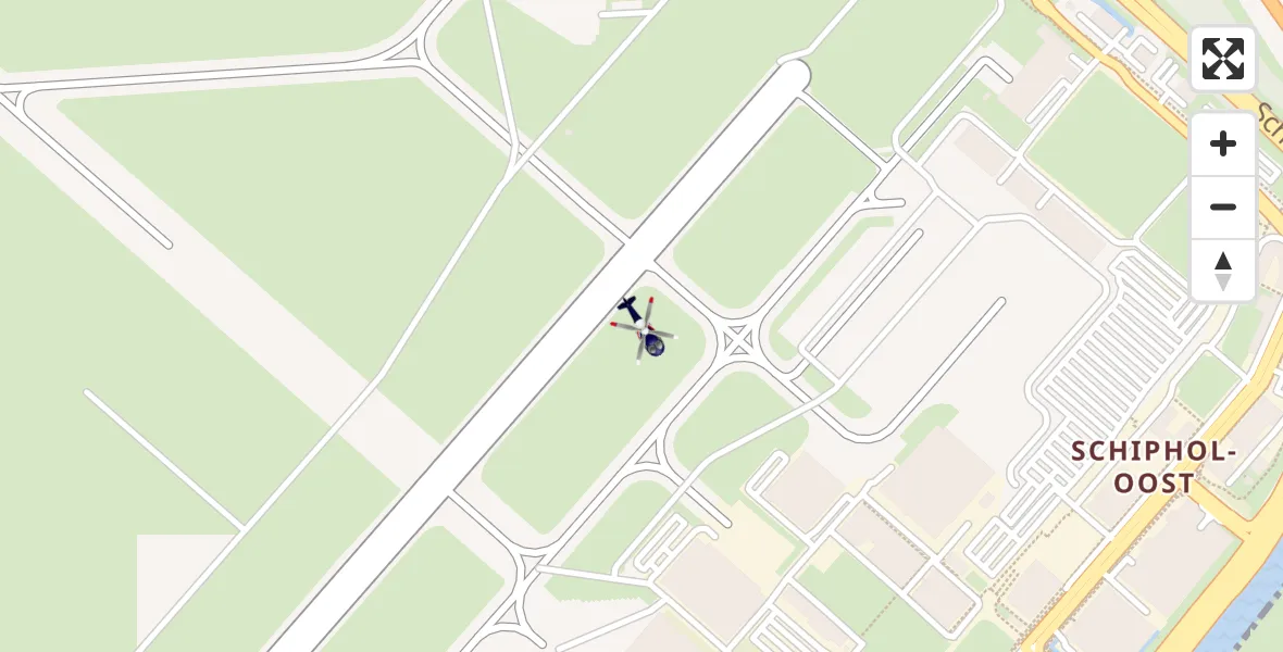 Vluchtroute Politiehelikopter Schiphol - Schiphol, 05 mei 2023, 10:53