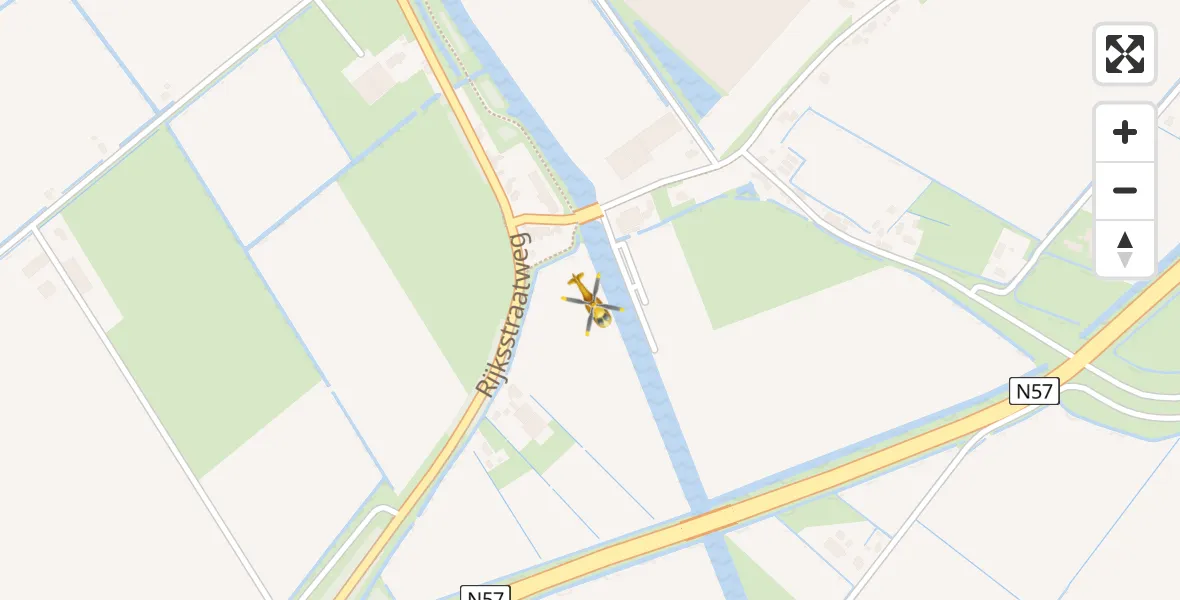 Vluchtroute Traumahelikopter Hellevoetsluis - Hellevoetsluis, 05 mei 2023, 18:06