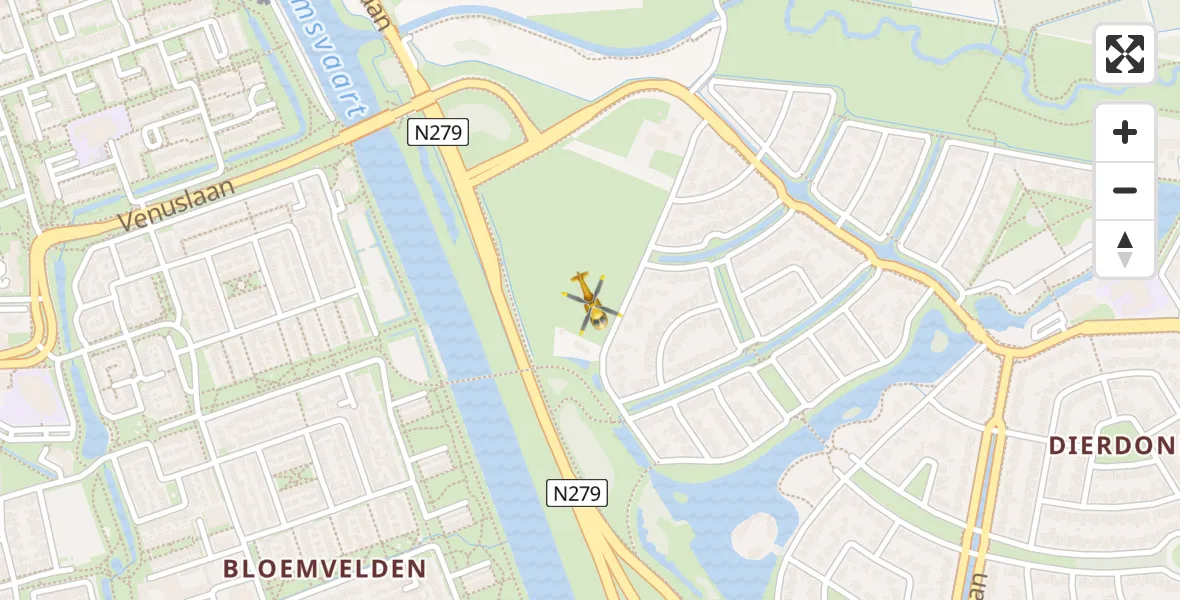 Vluchtroute Traumahelikopter Helmond - Helmond, 05 mei 2023, 20:22