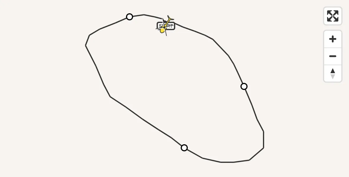 Routekaart van de vlucht: Traumahelikopter naar Sankt Augustin
