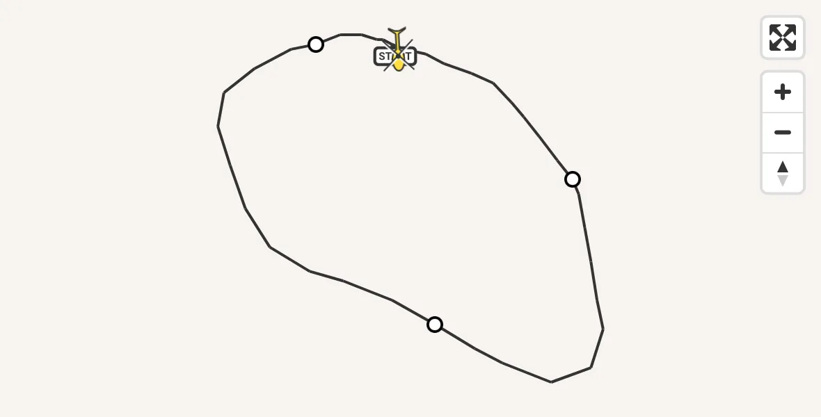 Routekaart van de vlucht: Traumahelikopter naar Sankt Augustin