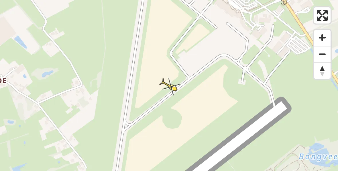 Routekaart van de vlucht: Lifeliner 4 naar Groningen Airport Eelde