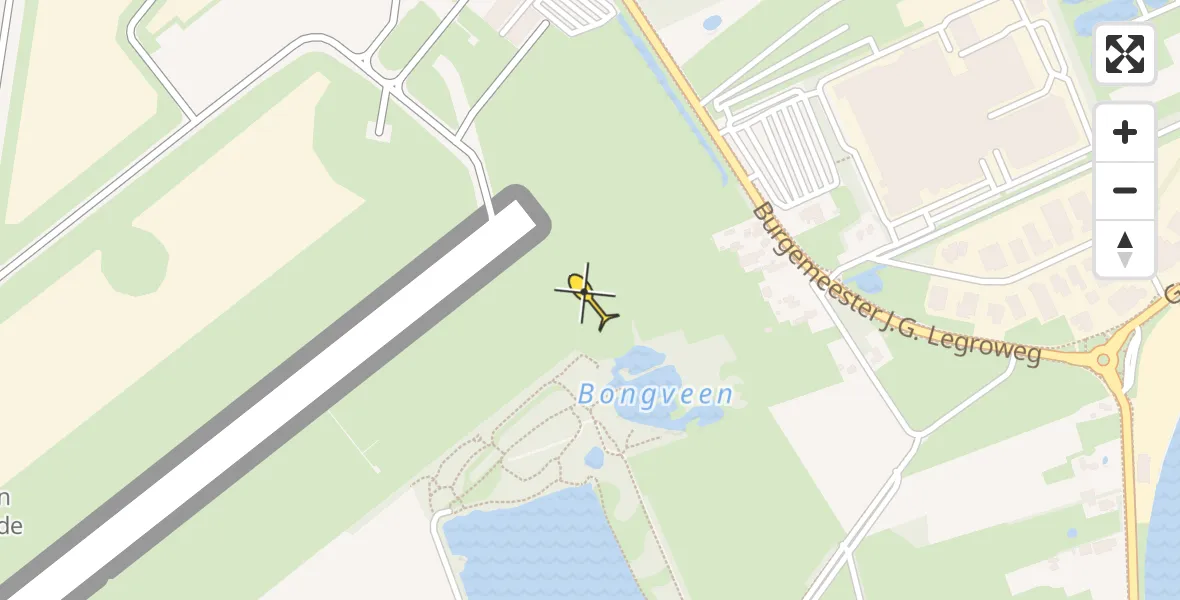 Routekaart van de vlucht: Lifeliner 4 naar Groningen Airport Eelde