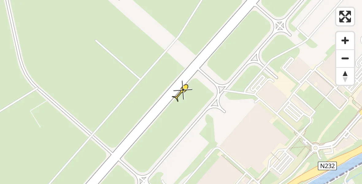 Vluchtroute Politiehelikopter van Schiphol naar Schiphol