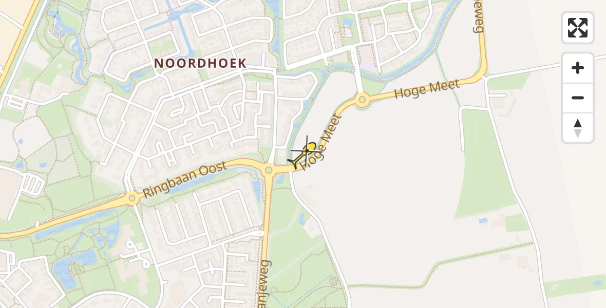 Routekaart van de vlucht: Lifeliner 2 naar Kloetinge