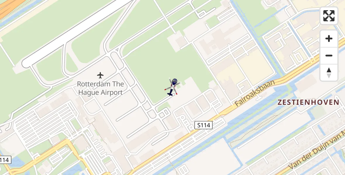 Vluchtroute Politiehelikopter Rotterdam The Hague Airport - Rotterdam The Hague Airport, 28 mei 2023, 12:57