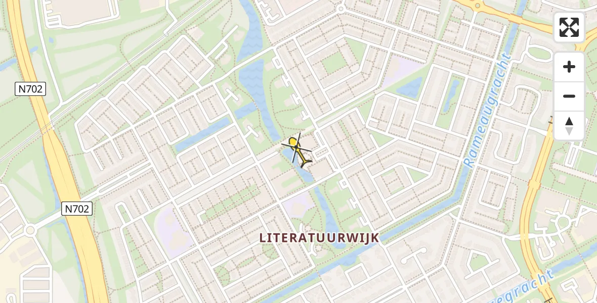 Routekaart van de vlucht: Lifeliner 3 naar Almere