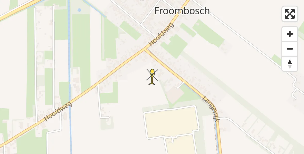 Routekaart van de vlucht: Lifeliner 4 naar Froombosch
