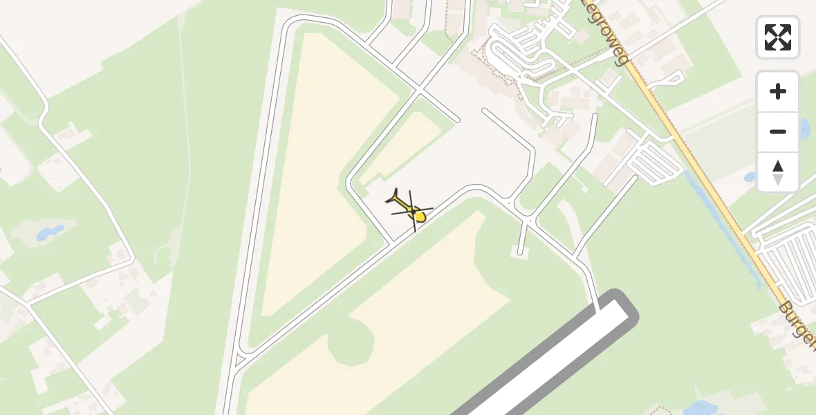 Routekaart van de vlucht: Lifeliner 4 naar Groningen Airport Eelde