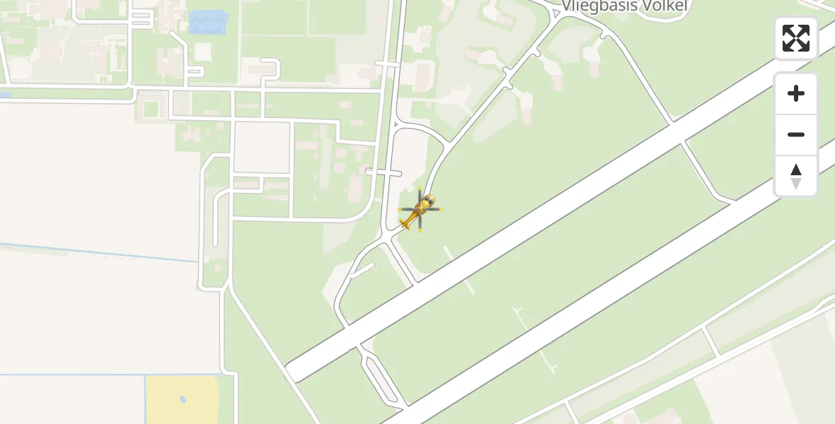 Vluchtroute Traumahelikopter Vliegbasis Volkel - Vliegbasis Volkel, 06 juni 2023, 08:26