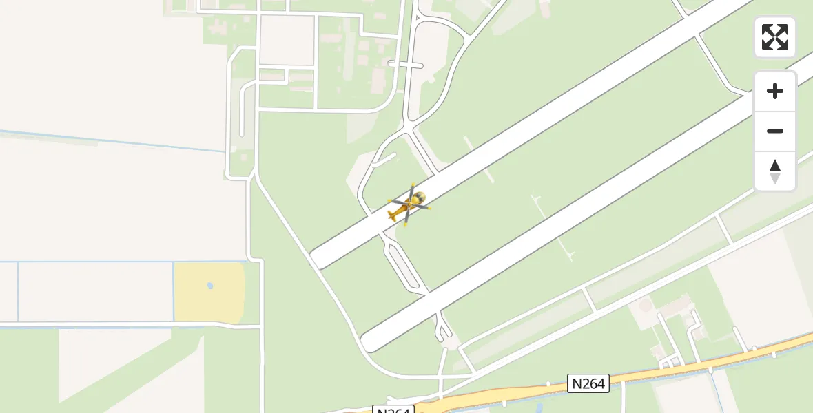 Vluchtroute Traumahelikopter Vliegbasis Volkel - Vliegbasis Volkel, 06 juni 2023, 09:45
