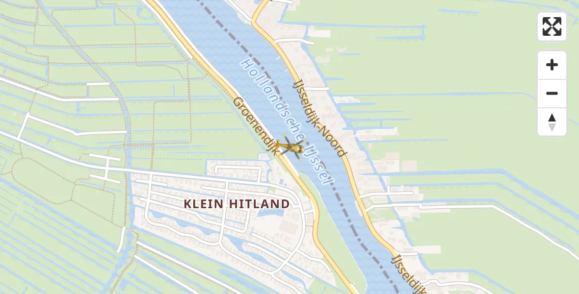 Vluchtroute Traumahelikopter Ouderkerk aan den IJssel - Ouderkerk aan den IJssel, 06 juni 2023, 12:00