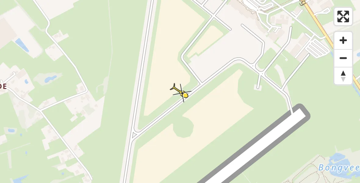 Routekaart van de vlucht: Lifeliner 4 naar Groningen Airport Eelde