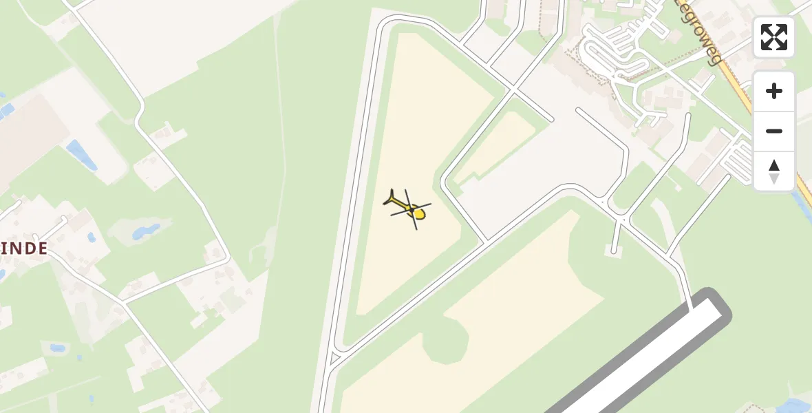 Routekaart van de vlucht: Lifeliner 4 naar Groningen Airport Eelde