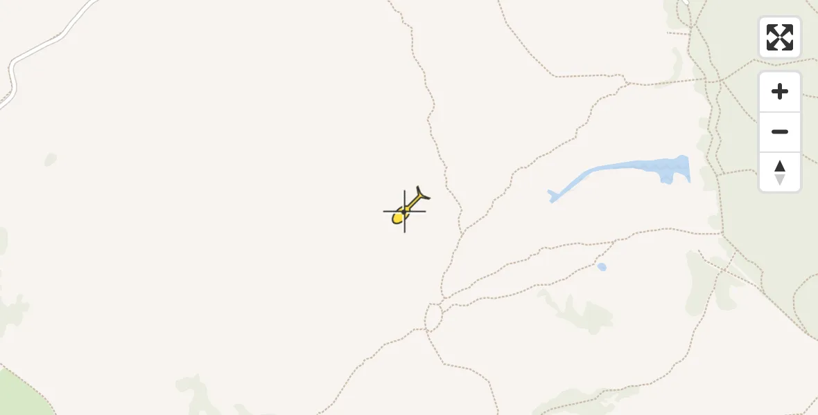 Routekaart van de vlucht: Ambulancehelikopter naar Vlieland