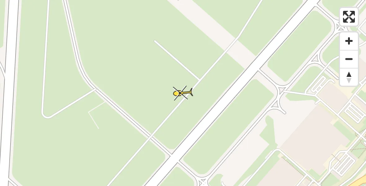 Vluchtroute Politiehelikopter van Schiphol naar Schiphol