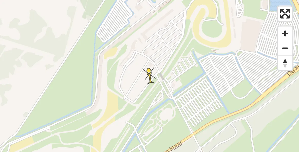 Routekaart van de vlucht: Traumahelikopter naar Assen