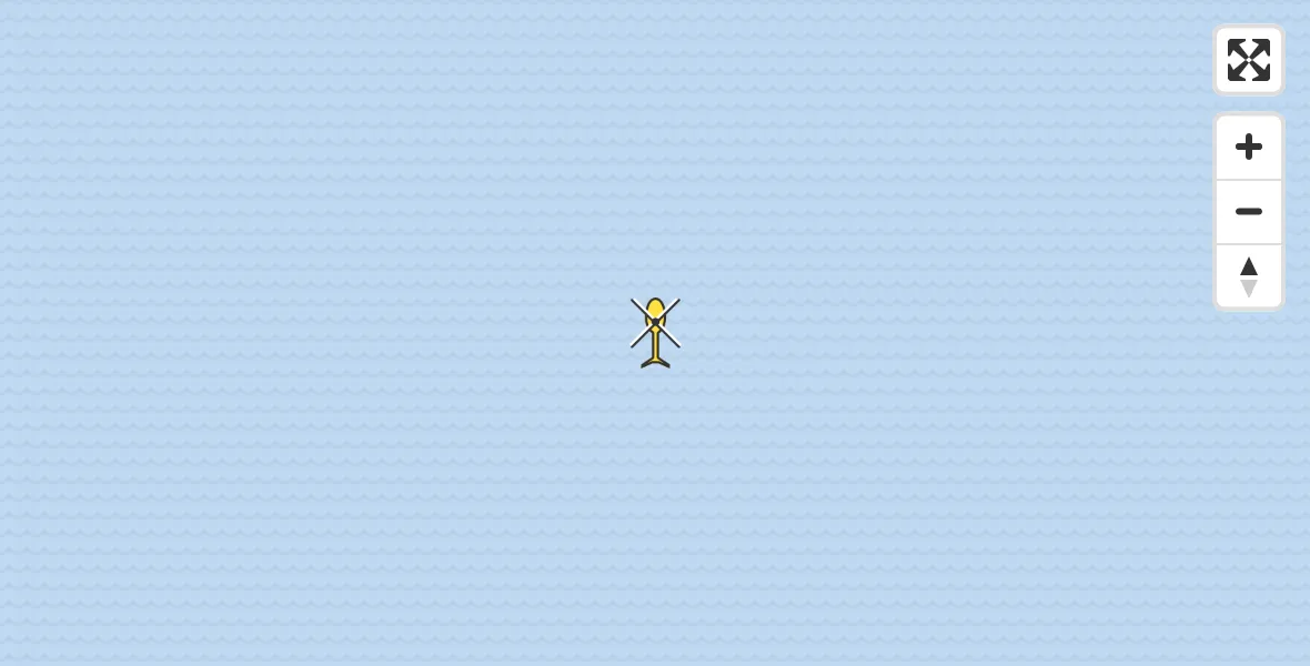 Routekaart van de vlucht: Ambulancehelikopter naar West-Terschelling