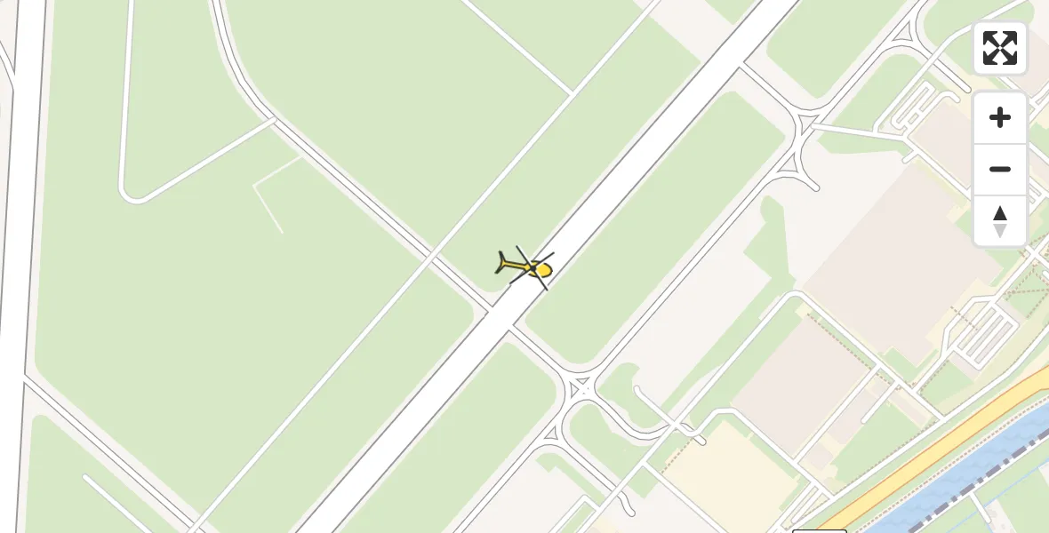 Vluchtroute Politiehelikopter van Schiphol naar Schiphol