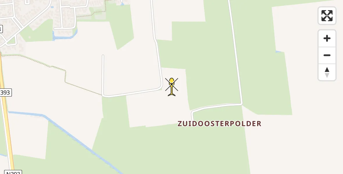 Routekaart van de vlucht: Ambulancehelikopter naar St.-Jacobiparochie