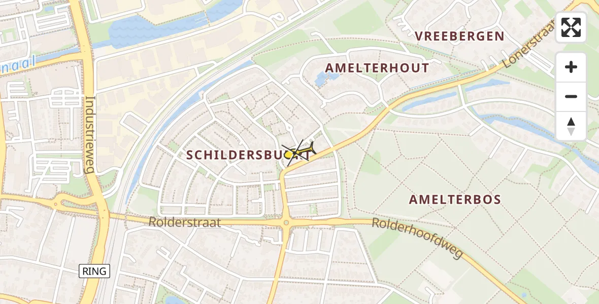 Routekaart van de vlucht: Lifeliner 4 naar Assen