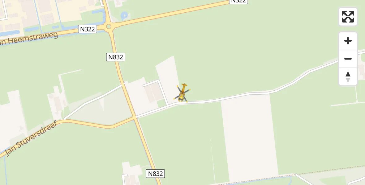 Vluchtroute Traumahelikopter Bruchem - Bruchem, 07 juli 2023, 04:38