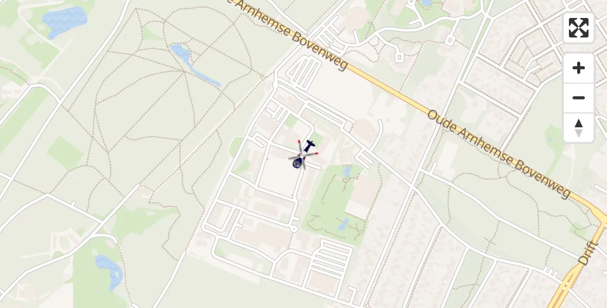 Vluchtroute Politiehelikopter Doorn - Doorn, 07 juli 2023, 06:26