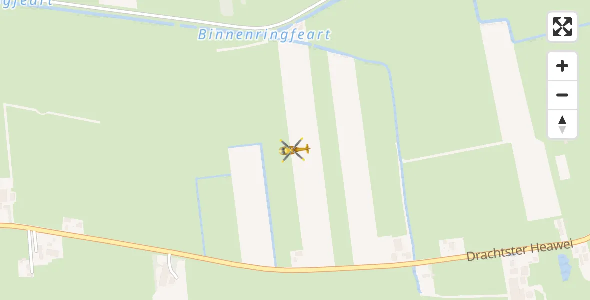 Vluchtroute Traumahelikopter De Wilgen - De Wilgen, 07 juli 2023, 15:58