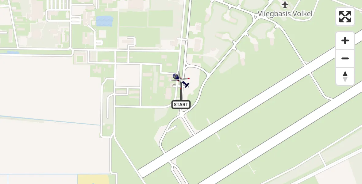 Vluchtroute Politiehelikopter Vliegbasis Volkel - Vliegbasis Volkel, 08 juli 2023, 15:04