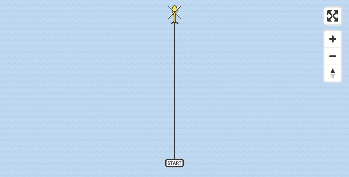 Routekaart van de vlucht: Politiehelikopter naar Lelystad