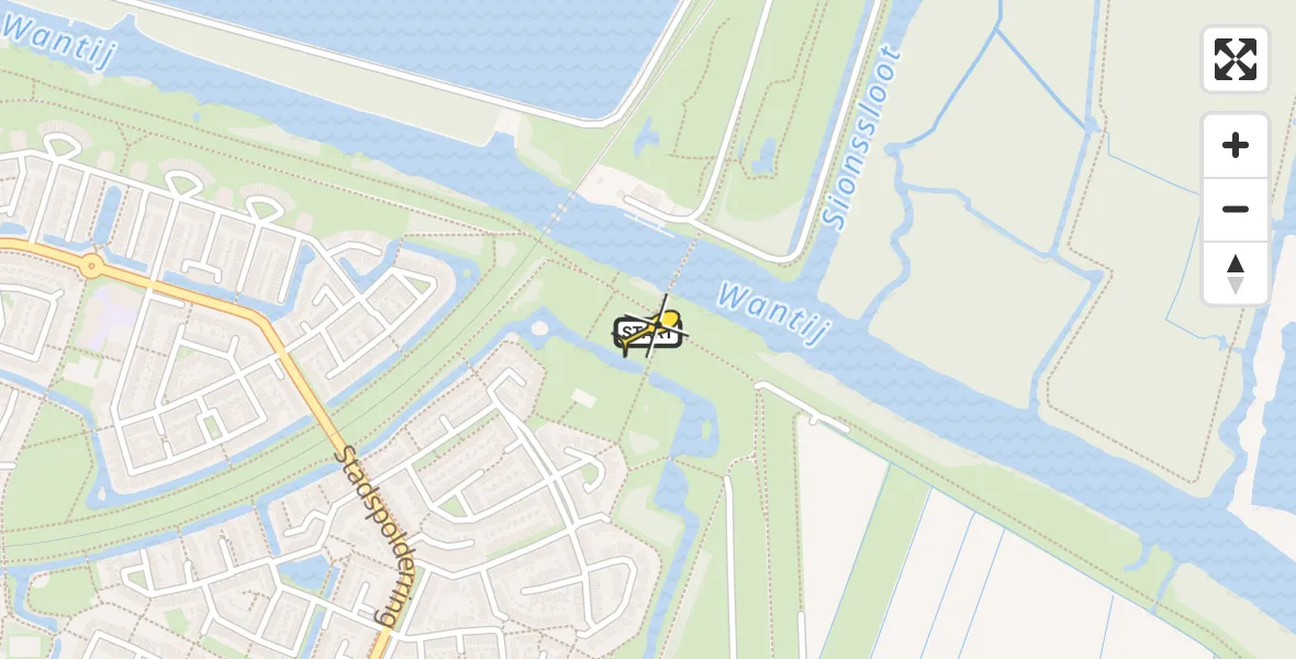 Routekaart van de vlucht: Lifeliner 2 naar Dordrecht