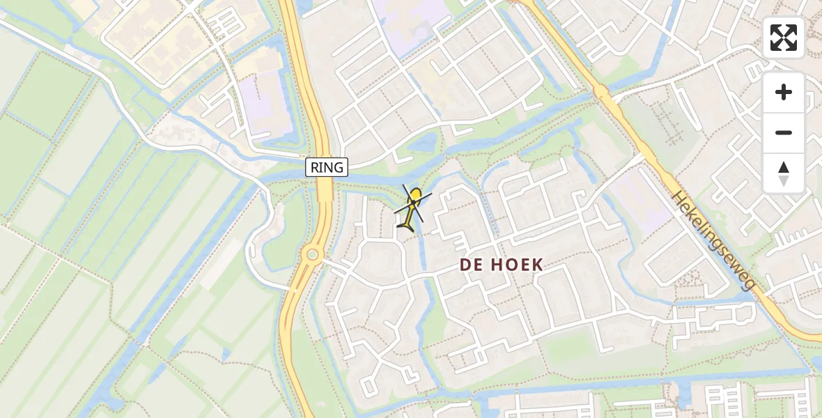 Routekaart van de vlucht: Lifeliner 2 naar Spijkenisse