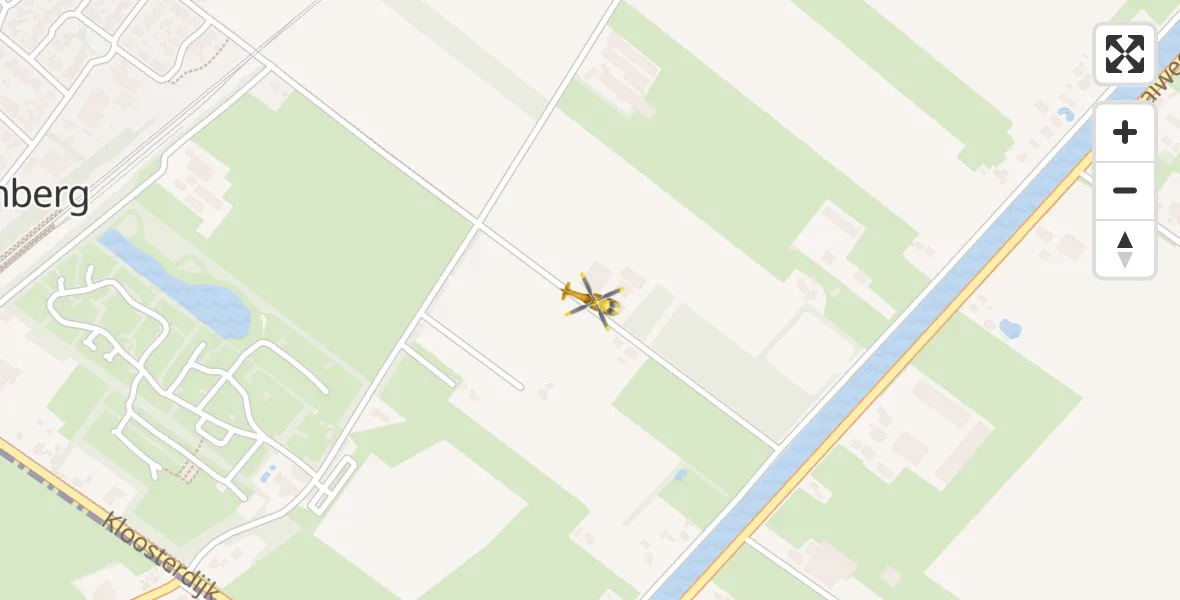 Vluchtroute Traumahelikopter Mariënberg - Mariënberg, 04 augustus 2023, 15:28