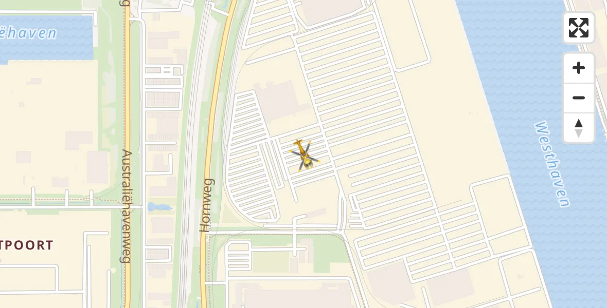 Vluchtroute Traumahelikopter Amsterdam Heliport - Amsterdam Heliport, 09 augustus 2023, 16:41