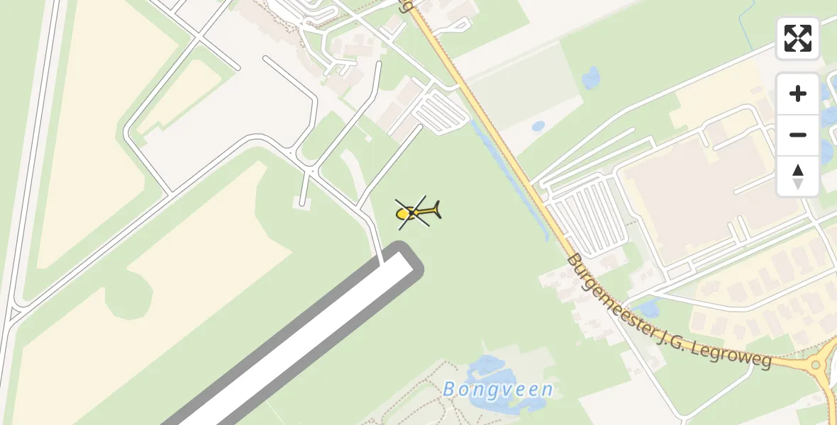 Routekaart van de vlucht: Lifeliner 4 naar Groningen Airport Eelde