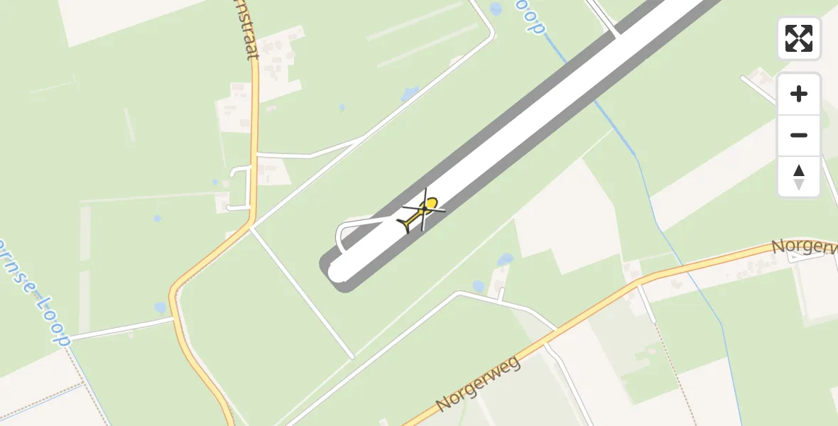 Routekaart van de vlucht: Lifeliner 4 naar Groningen Airport Eelde